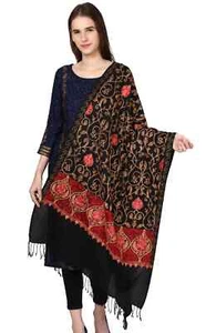 Pashmina Cashmere Scarf Oversize Shawl Wrap Stole Indian Soft Women Wool Paisley - Picture 1 of 8