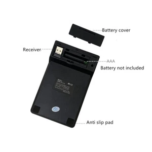 2.4G Wireless USB Number Pad Numpad Number Keyboard+ Receiver For Laptop Desktop - Picture 1 of 5