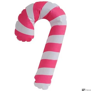 U. S. Toy Festive Christmas Candy Cane 12pc 16" Inflatable Toy, Pink White - Picture 1 of 2