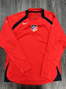 Original Authentic Nike Atletico Madrid 2005/2006 Training Shirt Jumper Mens M - Picture 1 of 15