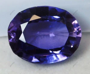 10.90 Carat Natural Purple Tanzanite Oval Cut Ring Size CERTIFIED Loose Gemstone - Picture 1 of 5