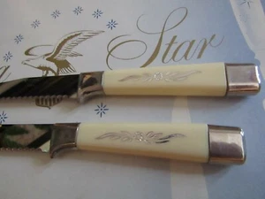 Vintage Americana Star 11 Stück Deluxe Präsentation Steakmesser & Pflegeset Neu aus altem Lagerbestand - Bild 1 von 12