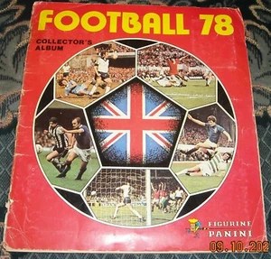 PANINI FOOTBALL 78 ALBUM - 100% COMPLETE - GOOD CONDITION - Picture 1 of 9