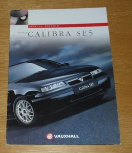 Vauxhall Calibra SE5 Brochure 1995 - Picture 1 of 1