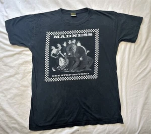 Vintage Madness One Step Beyond Konzert Grafik T-Shirt Erwachsene klein schwarz Tour - Bild 1 von 4