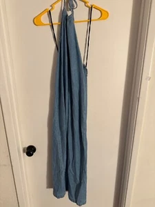Women " Rag and Bone" blue , sleeveless, midi backless dress. Size Sm - Picture 1 of 3