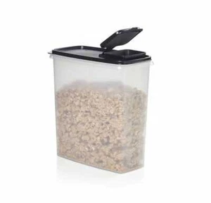 Tuppeware NEW Super CEREAL storer crackers rice pasta modular mate black FReeSHi - Picture 1 of 1