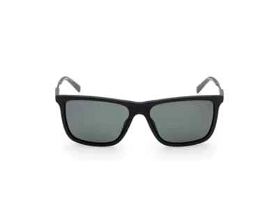 Gafas de sol Timberland TB9242 02R negro mate polarizadas cuadradas de plástico 58-16-145 Foto 1 de 2