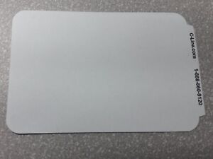 100 - Name Badges - Peel & Stick Plain White - Tags Labels Sticker ID Adhesive