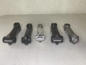 Used Mountain Bike MTB Stem bundle 1 1/8 and 1in Ritchey Specialized Titec - Picture 1 of 8
