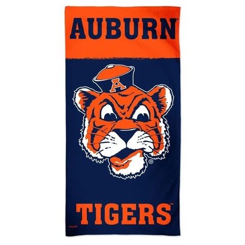 AUBURN TIGERS COLLEGE VAULT 30"X60" SPECTRA BEACH TOWEL NEW WINCRAFT 🐯 Cover