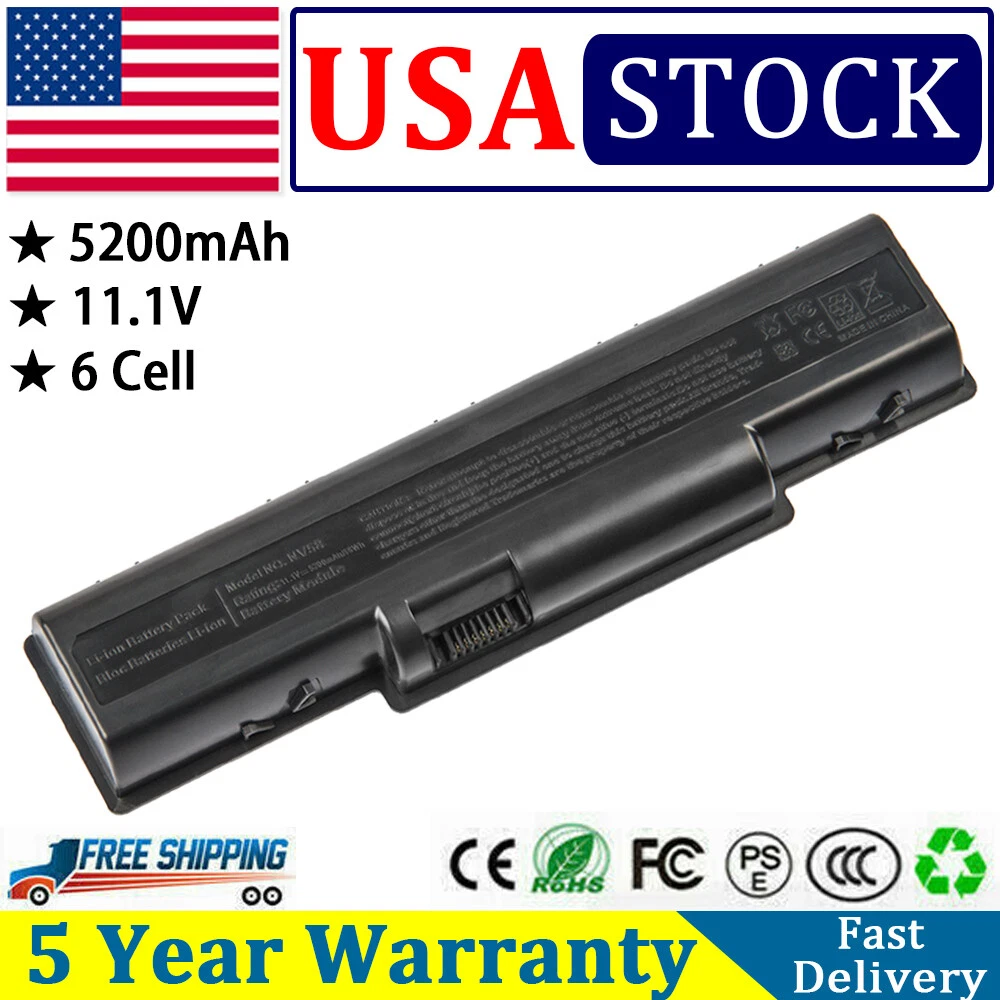 Replacement Laptop Battery For Gateway NE46R05M, NE56R Series (NE56R09u To NE56R13u) - 5200mAh 11.1V Li-Ion