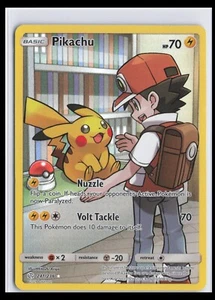 Pokémon TCG Pikachu Sun & Moon - Cosmic Eclipse 241/236 Holo Secret Rare - Picture 1 of 2