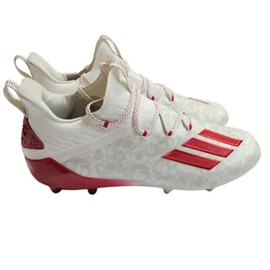 Größe 14 - NEU Adidas Adizero Young King Fußballschuhe weiß rot chrom FU6708 - Bild 1 von 7