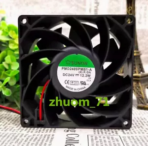 1PC SUNON PMD2409PMB1-A 24V 12.2W 9038 9CM Schneider inverter fan - Picture 1 of 5