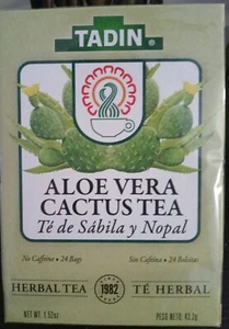 Tadin aloe vera & cactus tea_ 24 bags - Picture 1 of 3