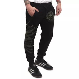 Neue Yakuza Herren Armory Wings Casual Jogginghose B-WARE - Schwarz - Bild 1 von 5