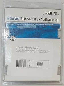 NEW Magellan MapSend BlueNav North America Maps XL3 GREAT LAKE SD Card eXplorist - Picture 1 of 1