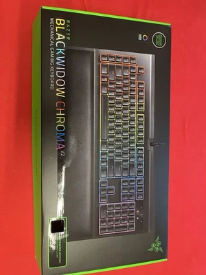Razer BlackWidow Chroma V2 USB Mechanische Gaming Tastatur - Schwarz... - Bild 1 von 3