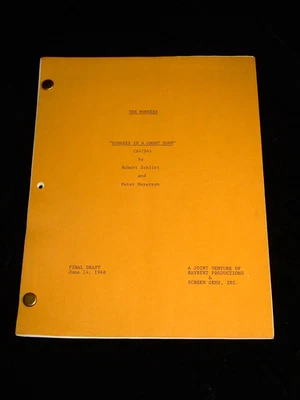 The Monkees TV Script Monkees In A Ghost Town 1966 REPRINT - Image 1 of 2