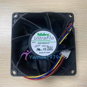 1 Pc. New Nidec V80E12BS2A5-57 Server Cooling Fan 8038 DC12V 1.95A 8CM 4Pin - Picture 1 of 1