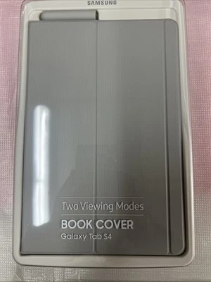 Samsung Galaxy Tab S4 Book Cover Grey 2 Viewing Modes - Genuine Samsung - Image 1 of 2