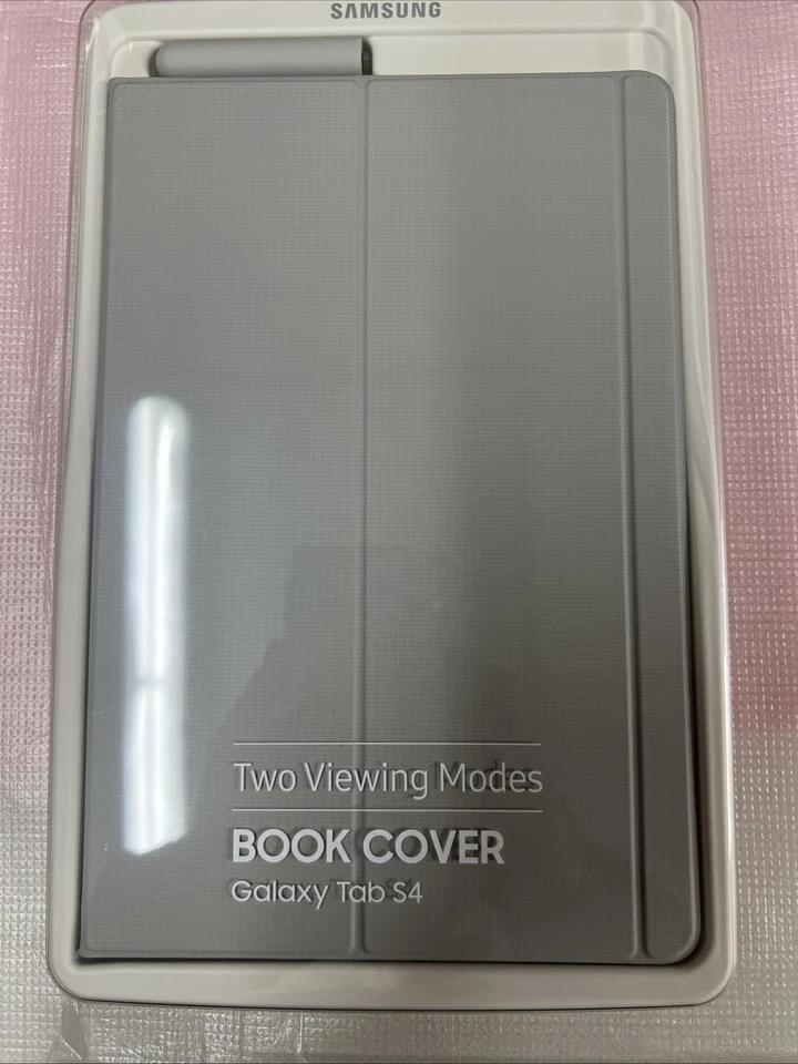 Samsung Galaxy Tab S4 Book Cover Grey 2 Viewing Modes - Genuine Samsung - Image 1 of 2