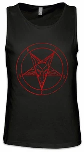 Baphomet Pentagram Sign Herren Tank Top Shirt Aleister Satan Crowley Pentagramm - Picture 1 of 1