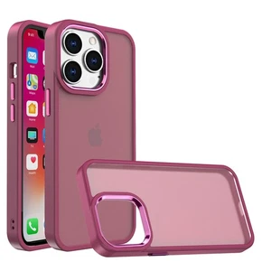 Funda Gruesa Acrílico Metal Botones + Vidrio Templado Para iPhone SE 3/SE 2 iPhone 8/7 - Imagen 1 de 9