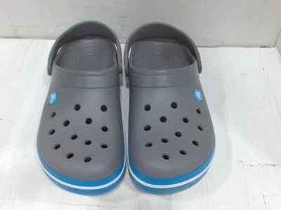 UsedVeryGood - Crocs Unisex Crocband Clog, Charcoal/Ocean, Mens 8 / Womens 10 - Image 1 of 4