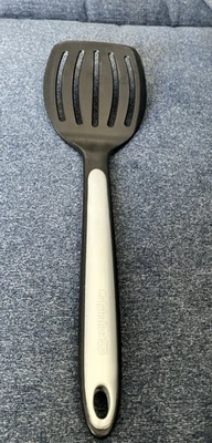 Calphalon Nylon Slotted Spatula Turner Flipper Black Gray 13-1/2" - Image 1 of 4