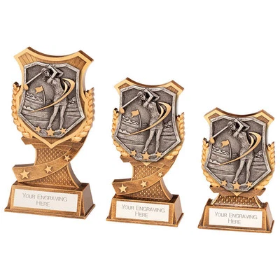 Trophy Superstore Titan weibliche Golftrophäe - kostenlose Gravur - mehrere Größen