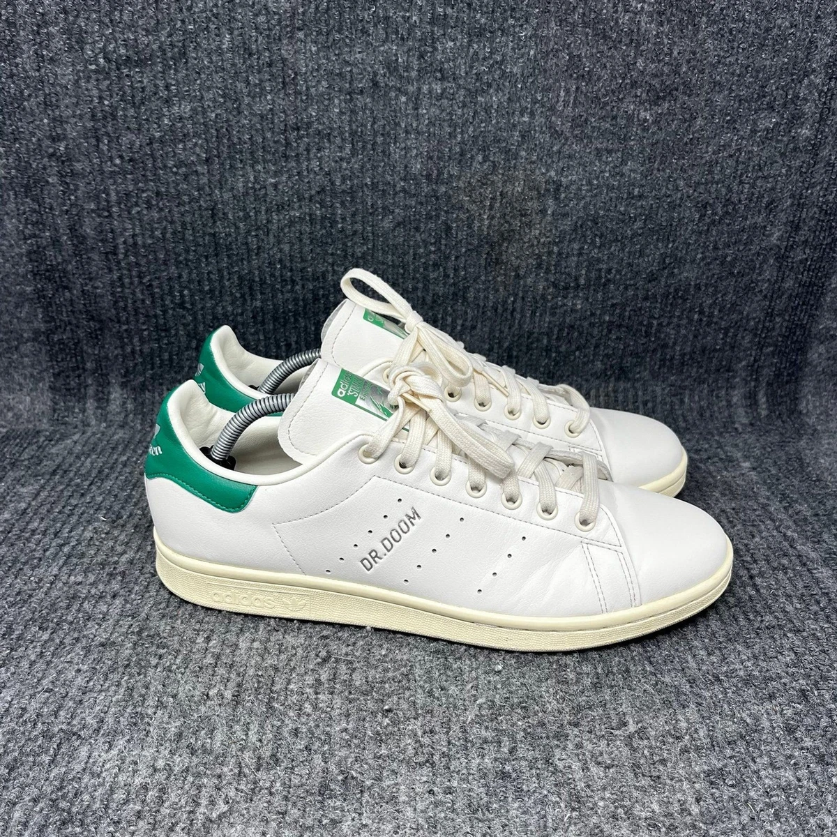 MARVEL × adidas Stan Smith \"Dr. Doom\" Adidas Stan Smith Dr. Doom size 13. White Green Silver. HP5605