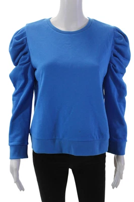 Женская толстовка Generation Love пухлая с длинными рукавами синяя хлопковая размер средний - Изображение 1 из 4