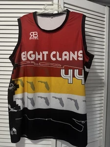 Custom Basketball Jersey Eight Clans 44 (Seminole Tribe of Florida) Size XXXL - Picture 1 of 5