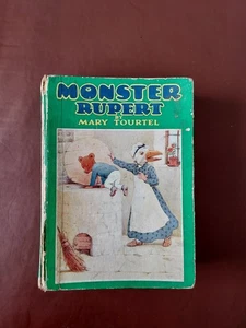MARY TOURTEL Monster Rupert,  Sampson Low 1933 Very Scarce, in good condition. - Foto 1 di 7