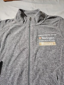 Port Authority Washington University Shell Jacket Womens XL Gray Physicians Zip - Picture 1 of 12