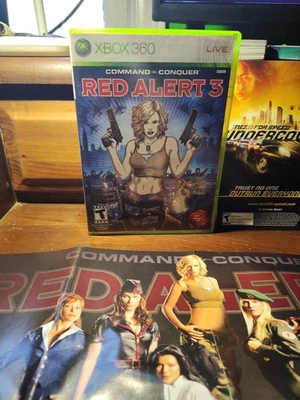 Command & Conquer: Red Alert 3 (Xbox 360, 2008) CIB Complete - Tested  - Image 1 of 4