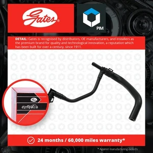 Heater Hose fits VAUXHALL MERIVA A 1.6 06 to 10 Z16LET Coolant Gates 25195113 - Picture 1 of 2