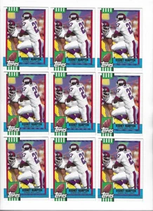 Lote de (30) tarjetas de novato Rodney Hampton 1990 Topps intercambiadas casi como nuevas #30T - Imagen 1 de 3