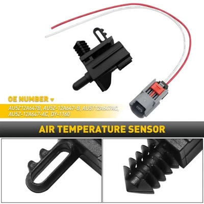 Sensor y conector de temperatura del aire ambiente de aire acondicionado para Ford Escape Edge 2013-2021 Foto 1 de 4
