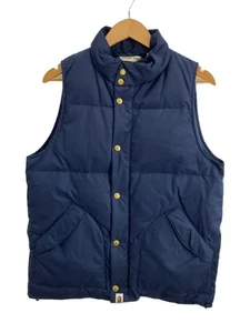 A BATHING APE down Vest Navy M Used - Picture 1 of 5