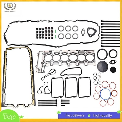 N55 3.0L Engine Rebuild Gasket Seals Kit w/ Head Bolts For BMW 335i X3 X5 X6 E90 - Image 1 of 4
