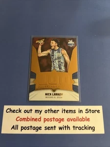 2025 AFL Select Hobby MILESTONE GAMES Nick Larkey North Melbourne #063/240 - Picture 1 of 2