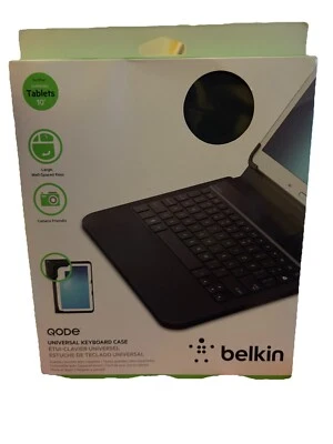 Belkin QODE Universal Keyboard Case for 10" Samsung Works w/Any 10" Tablets New - Image 1 of 4