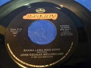 JOHN COUGAR MELLENCAMP - CHERRY BOMB / SHAMA LAMA DING DONG - 7" VINYL 45 RPM - Picture 1 of 3