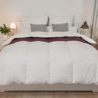 WELT DER TRÄUME 90% DOWN BLANKET HOTEL QUALITY WINTER BLANKET DUVET COVER 200X200CM