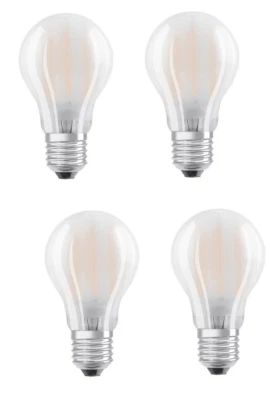 4x Osram LED STAR Classic Birne A 75 E27 7,5W = 75W 4000K EEK:D (Spektrum A-G) - Bild 1 von 3