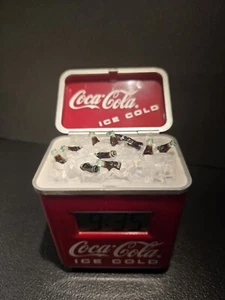 Coca-Cola Ice Cold Cooler Digital Alarm Clock Vintage 1996 Works Tested - Picture 1 of 7