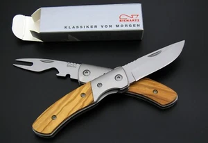 RICHARTZ LEO PICKNICK-Messer mit Gabel, Camping Besteck, Taschenmesser Solingen - Bild 1 von 7